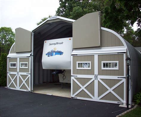 rv shop house metal building|prefab rv garage with apartment.